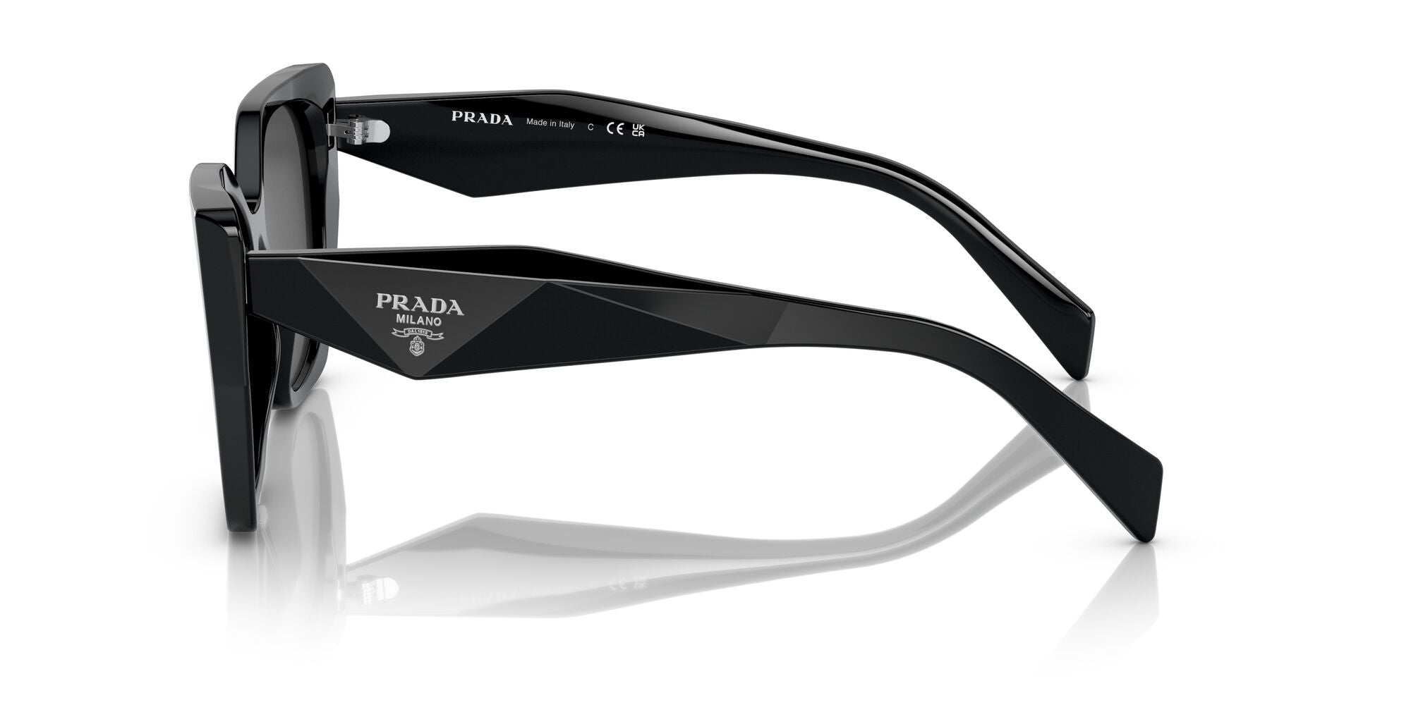 Black Prada Sunglasses 0PR 19ZSF | 1001 Optometry
