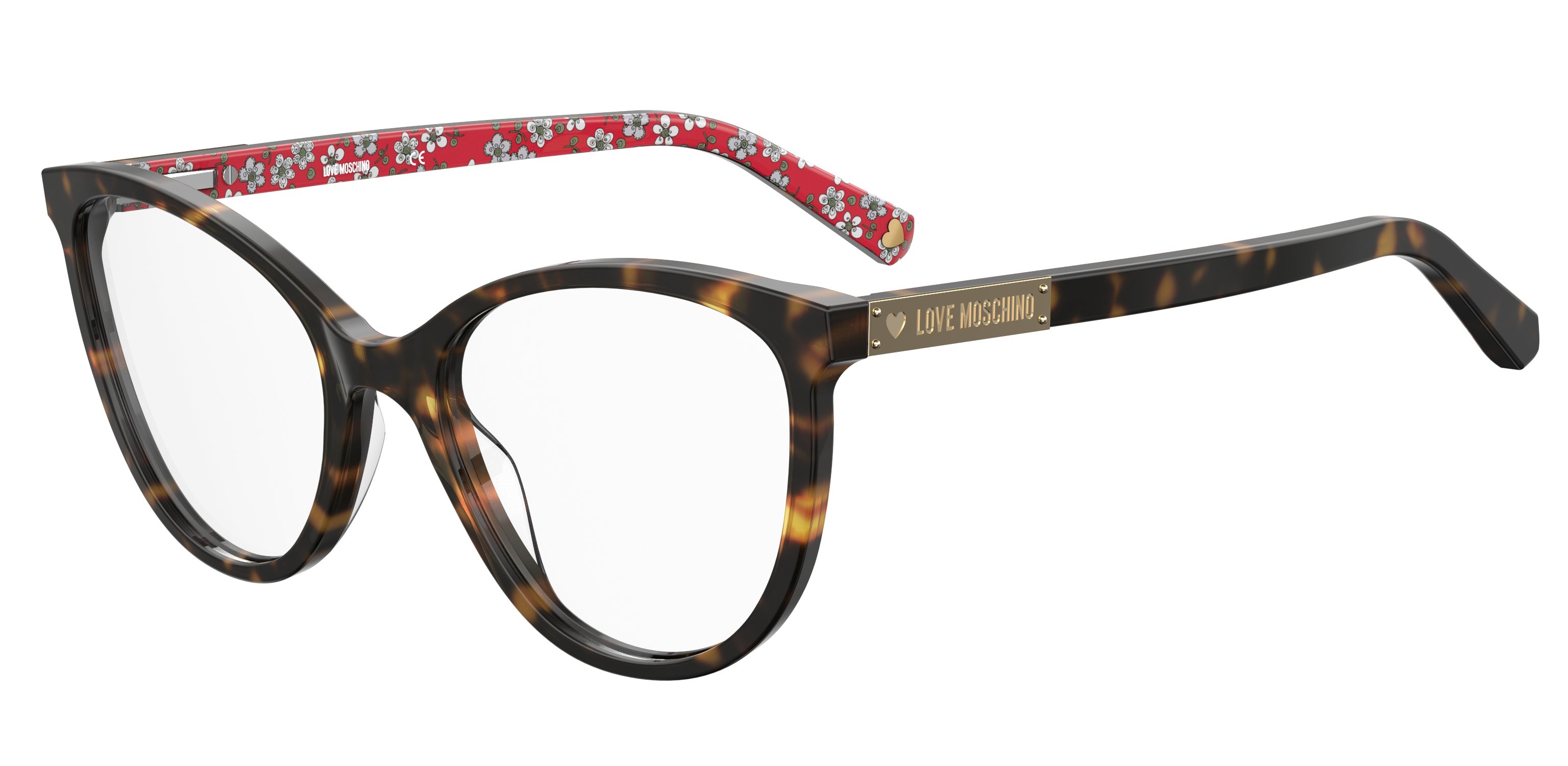 Love Moschino Brown Acetate Glasses (Frames) main image 0