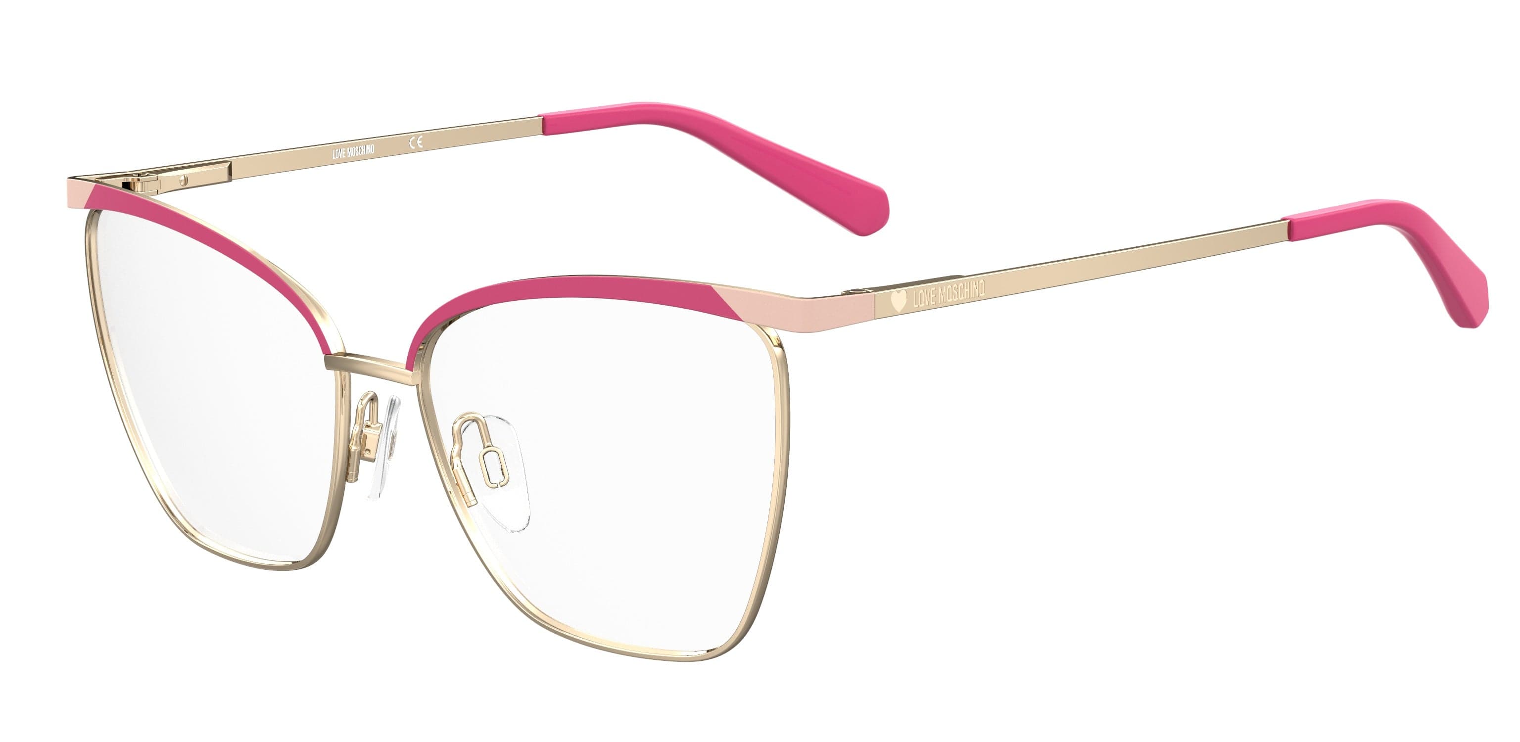 Moschino Blue Metal Glasses (Frames) main image 1