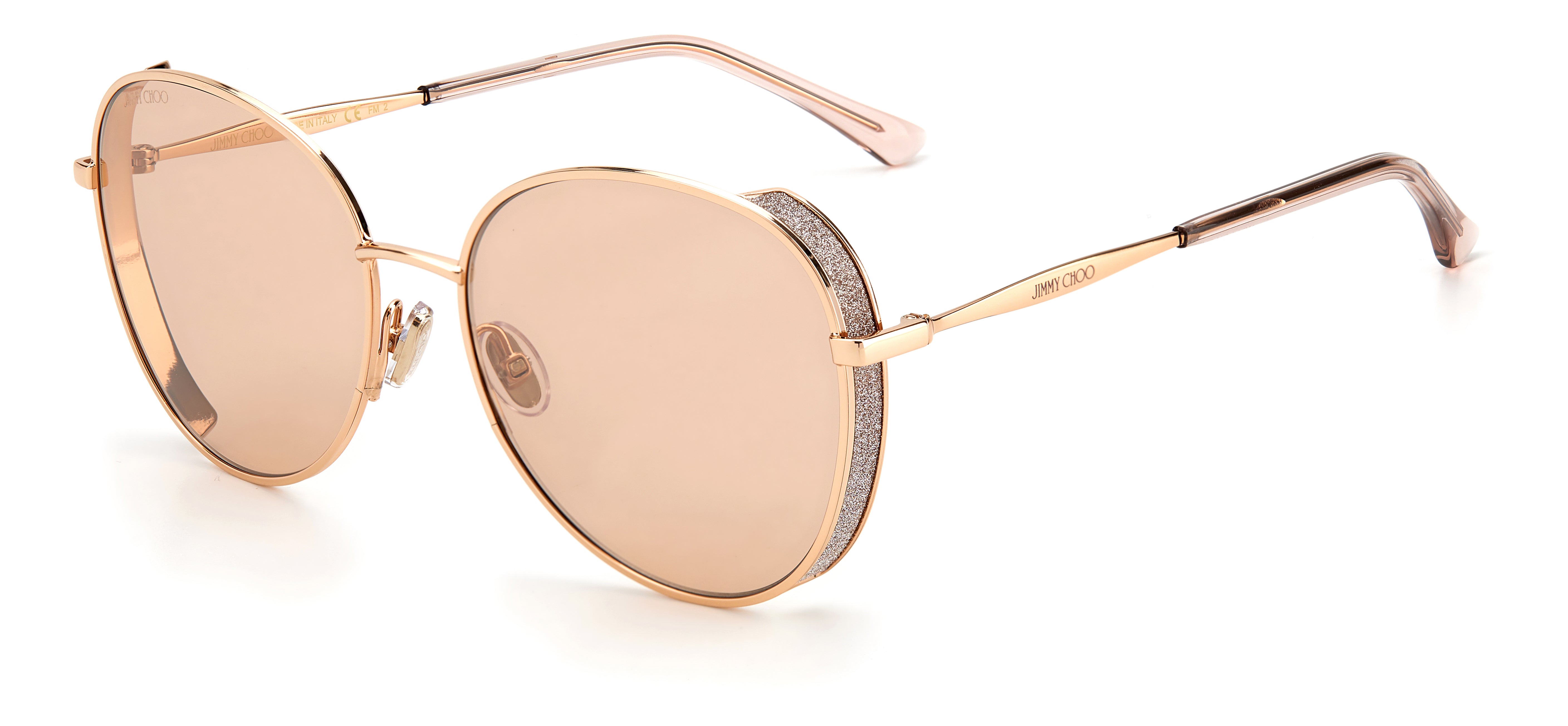 Jimmy Choo Feline/S Gold Sunglasses 1001 Optometry