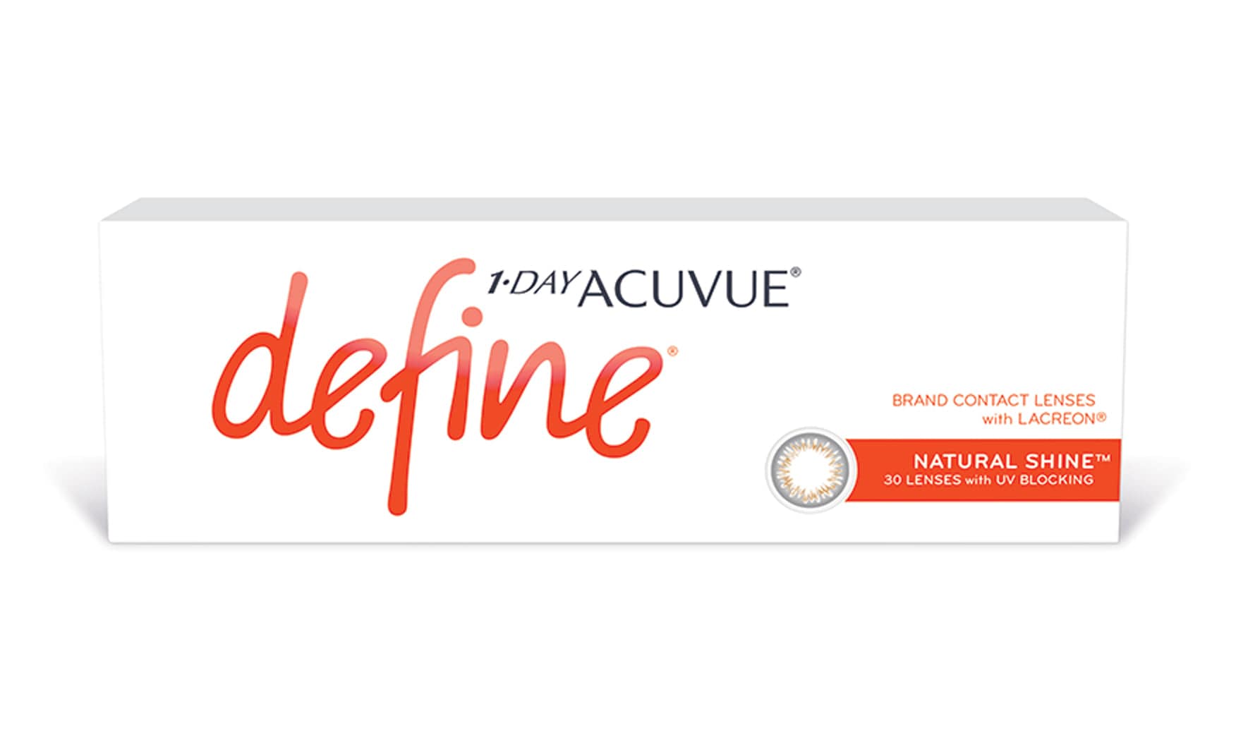 ACUVUE 1 DAY DEFINE WITH LACREON, NATURAL SHINE - 30 LENSES - 1 DAY product image