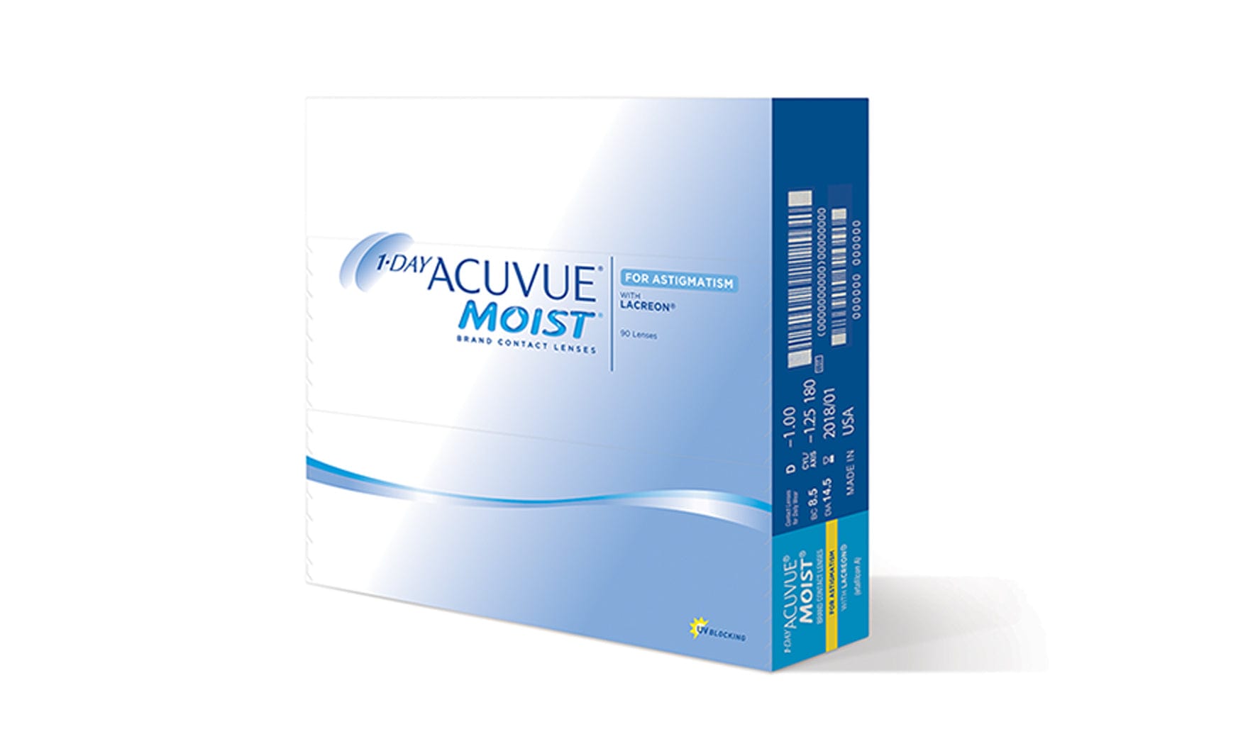 ACUVUE 1 DAY MOIST FOR ASTIGMATISM - 90 LENSES - 1 DAY product image