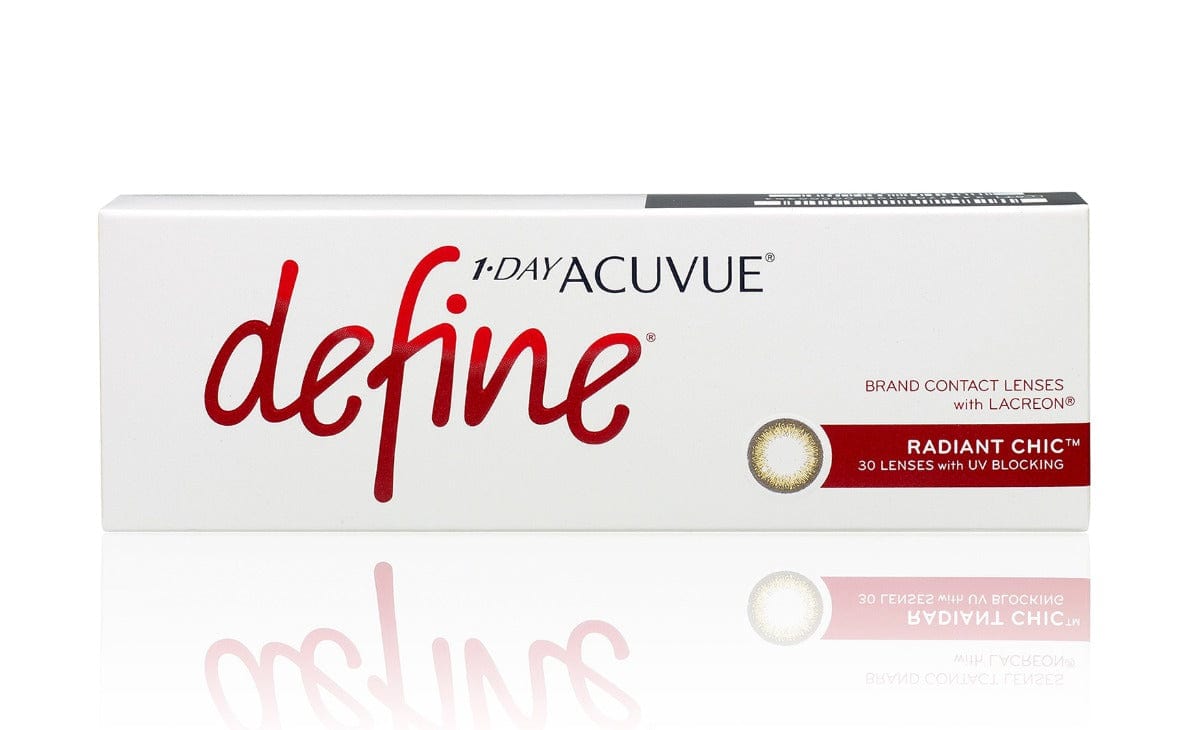 ACUVUE 1 DAY DEFINE WITH LACREON, RADIANT CHIC STYLE - 30 LENSES - 1 DAY