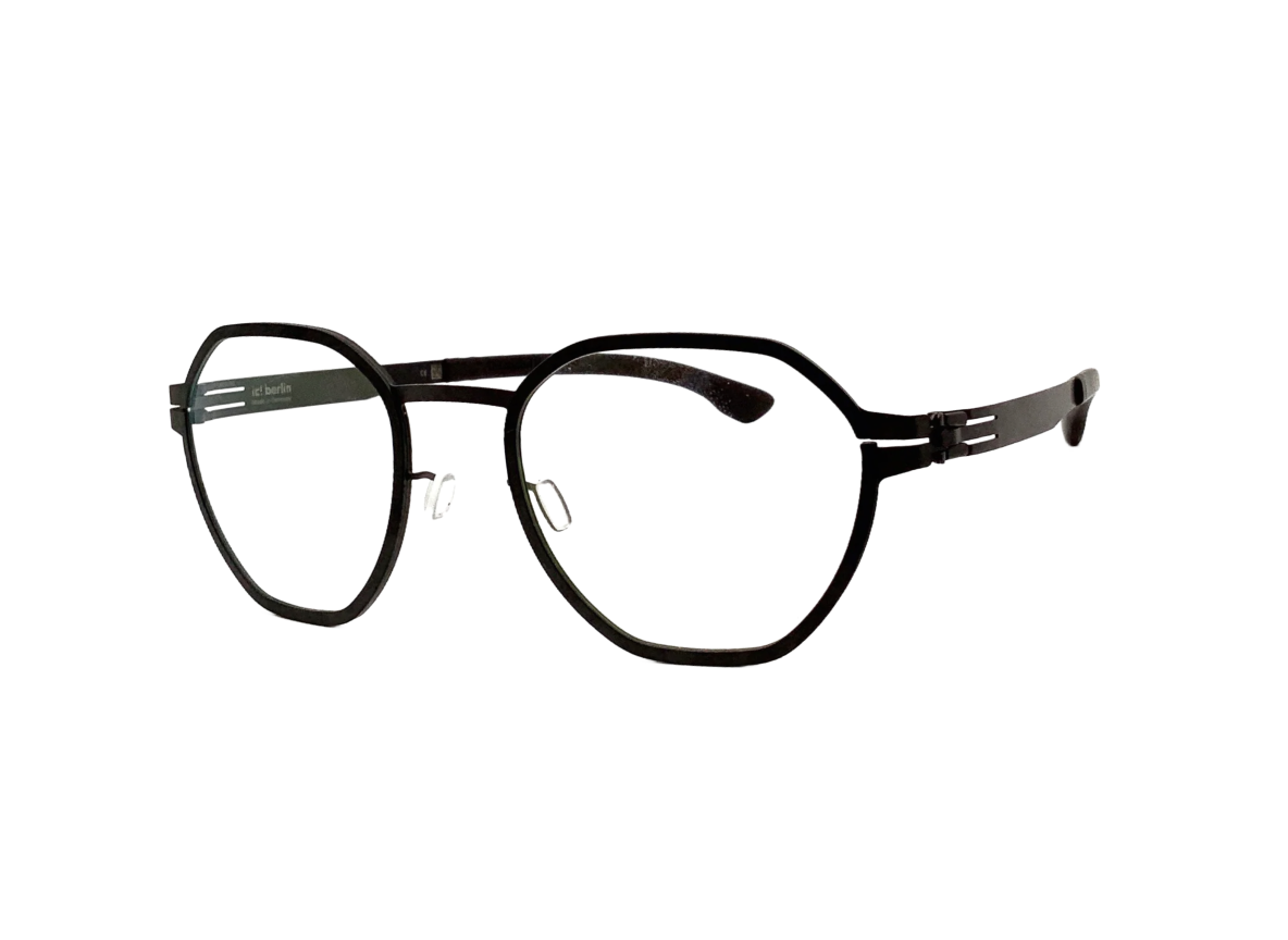IC! BERLIN-CARBON-TEAK-BLACK :NOU-4920-SPECTACLE FRAME product image