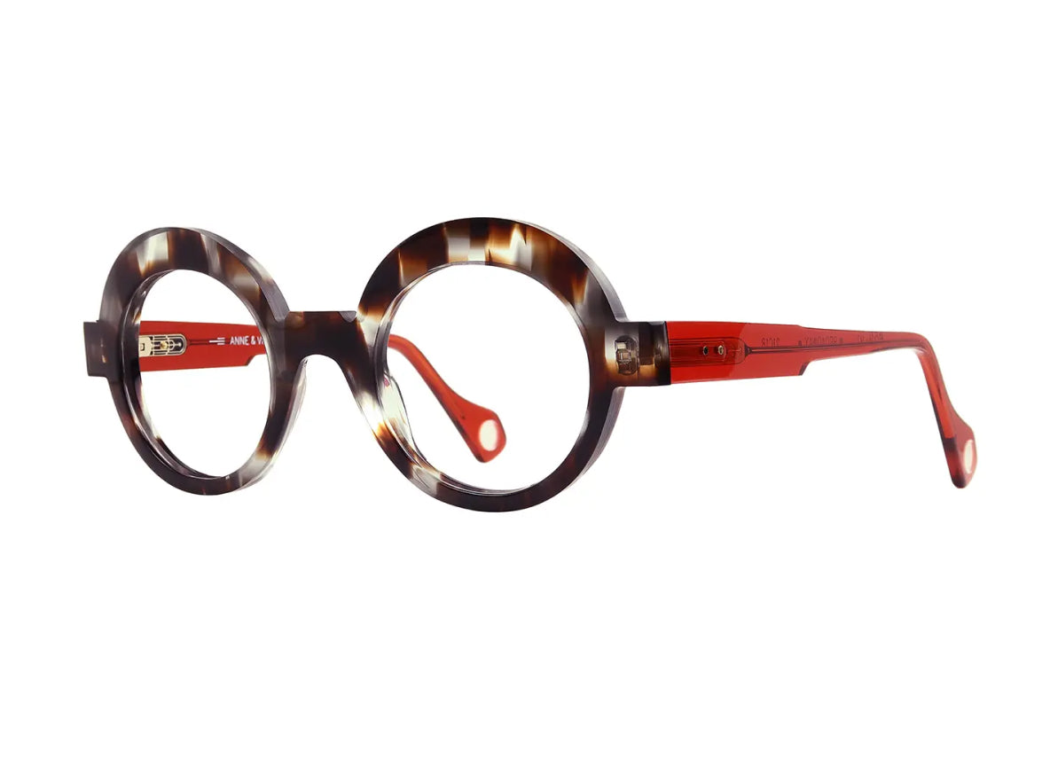 ANNE ET VALENTIN-BROADWAY 21C18-MOTTLE TORT/RED-4624-GLASSES FRAMES product image