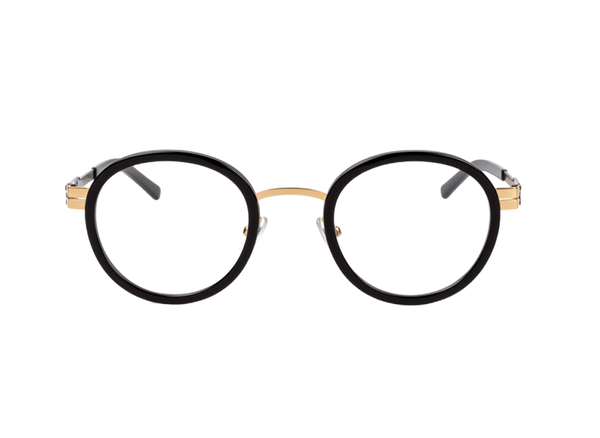 IC! BERLIN-WEDDING-ROSE GOLD/BLACK-4725-SPECTACLE FRAME