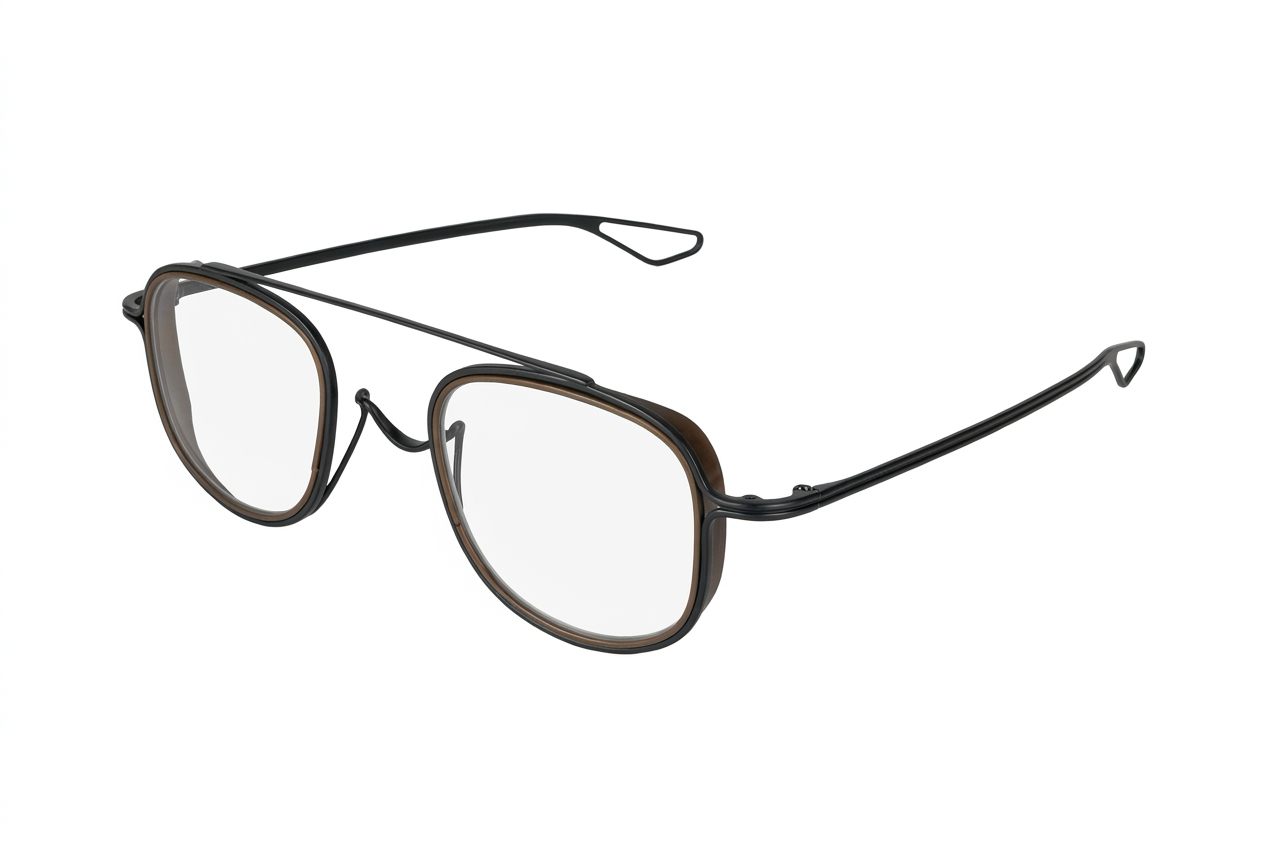 DITA-TESSEL-BLACK IRON/WARM-0-GLASSES FRAMES product image