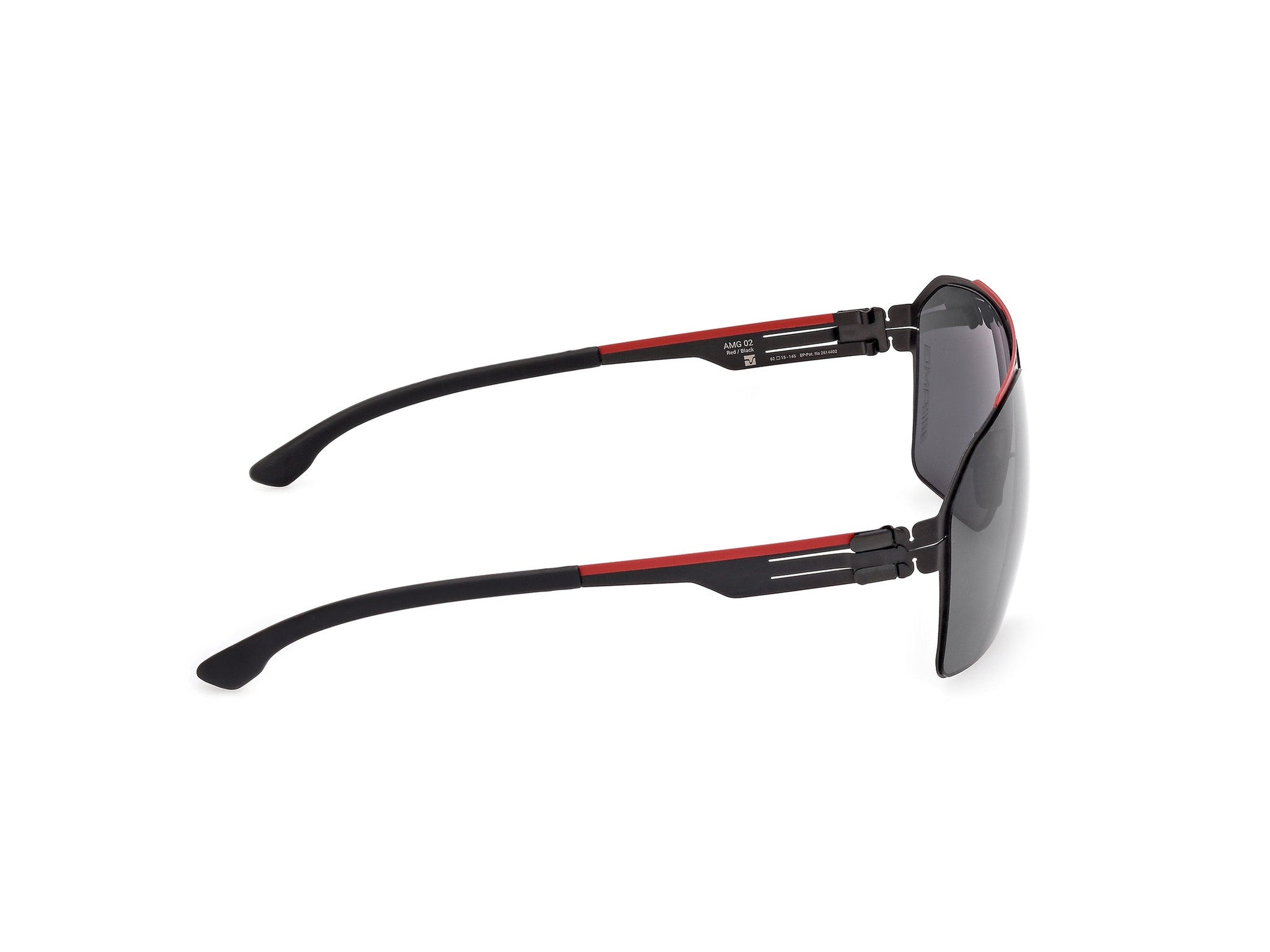 IC! BERLIN-AMG 02-RED BRIDGE-BLAC-6215-SUNGLASSES