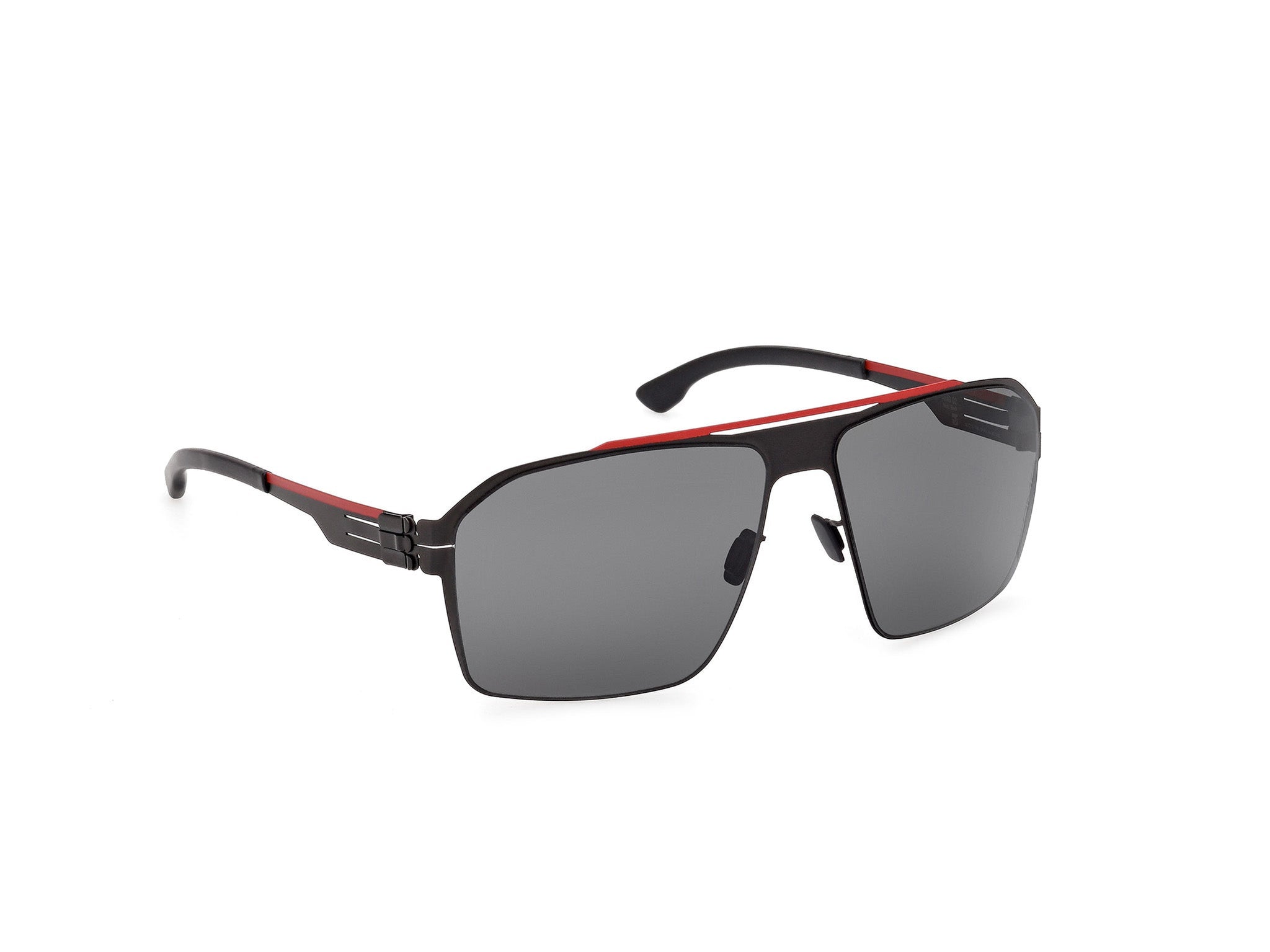 IC! BERLIN-AMG 02-RED BRIDGE-BLAC-6215-SUNGLASSES
