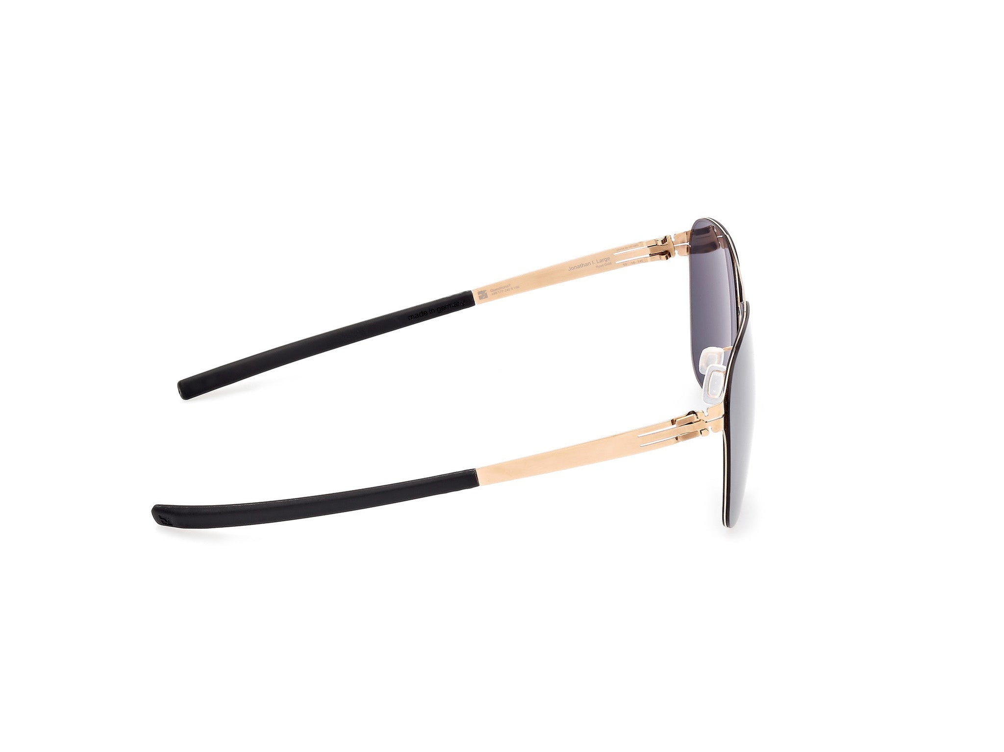 IC! BERLIN-JONATHAN ROSE GD/BK-ROSé-GOLD :BLAC-5622-SUNGLASSES