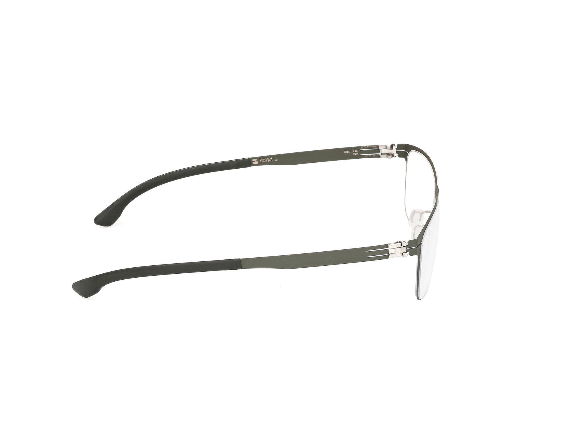 IC! BERLIN-DENNIS N.-MOSS :DARK-GREE-5322-SPECTACLE FRAME