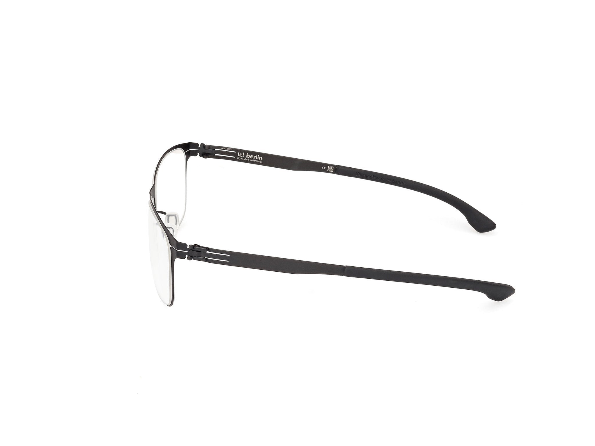 IC! BERLIN-DENNIS N. LARGE-BLACK-5620-SPECTACLE FRAME