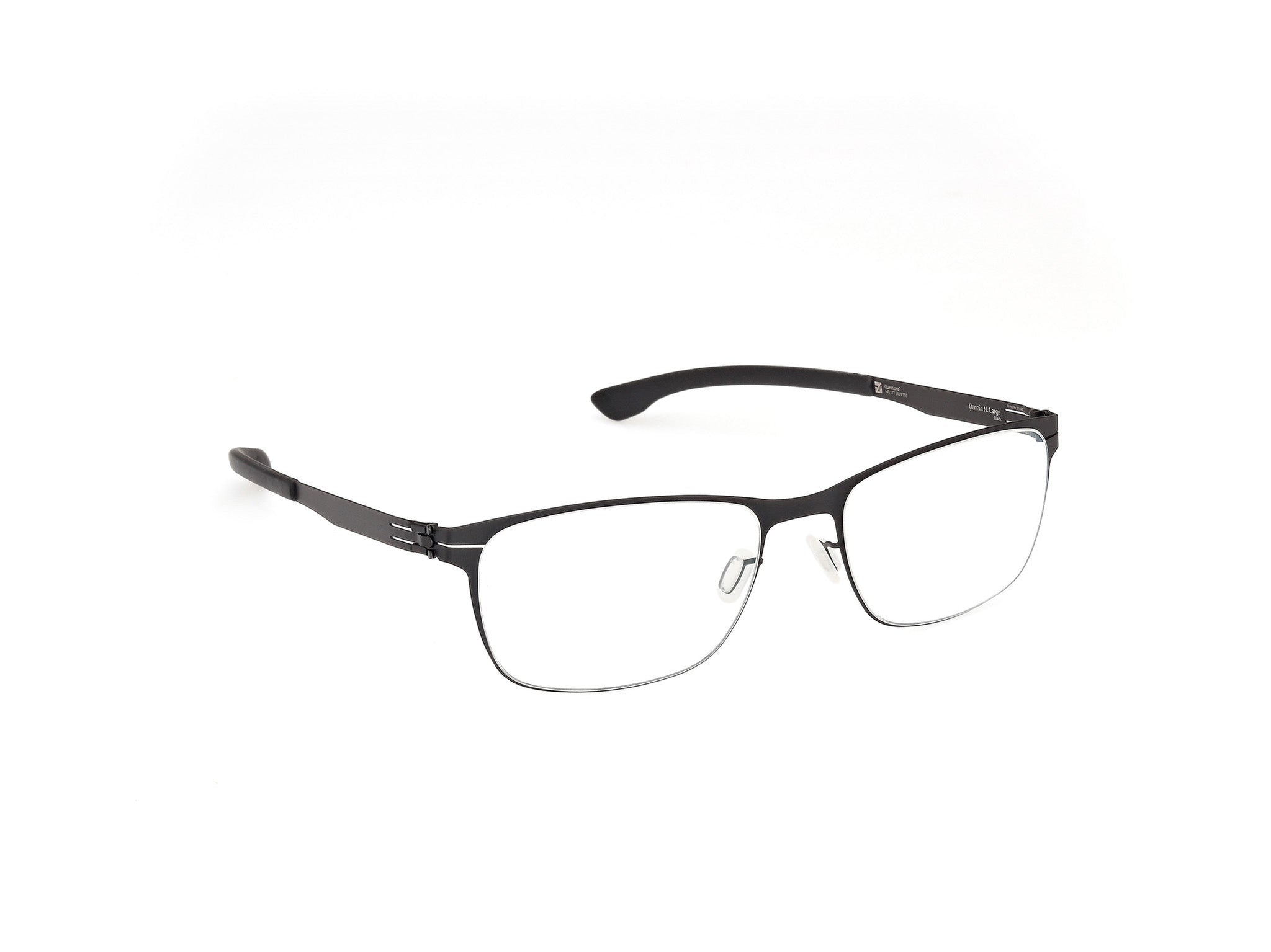 IC! BERLIN-DENNIS N. LARGE-BLACK-5620-SPECTACLE FRAME