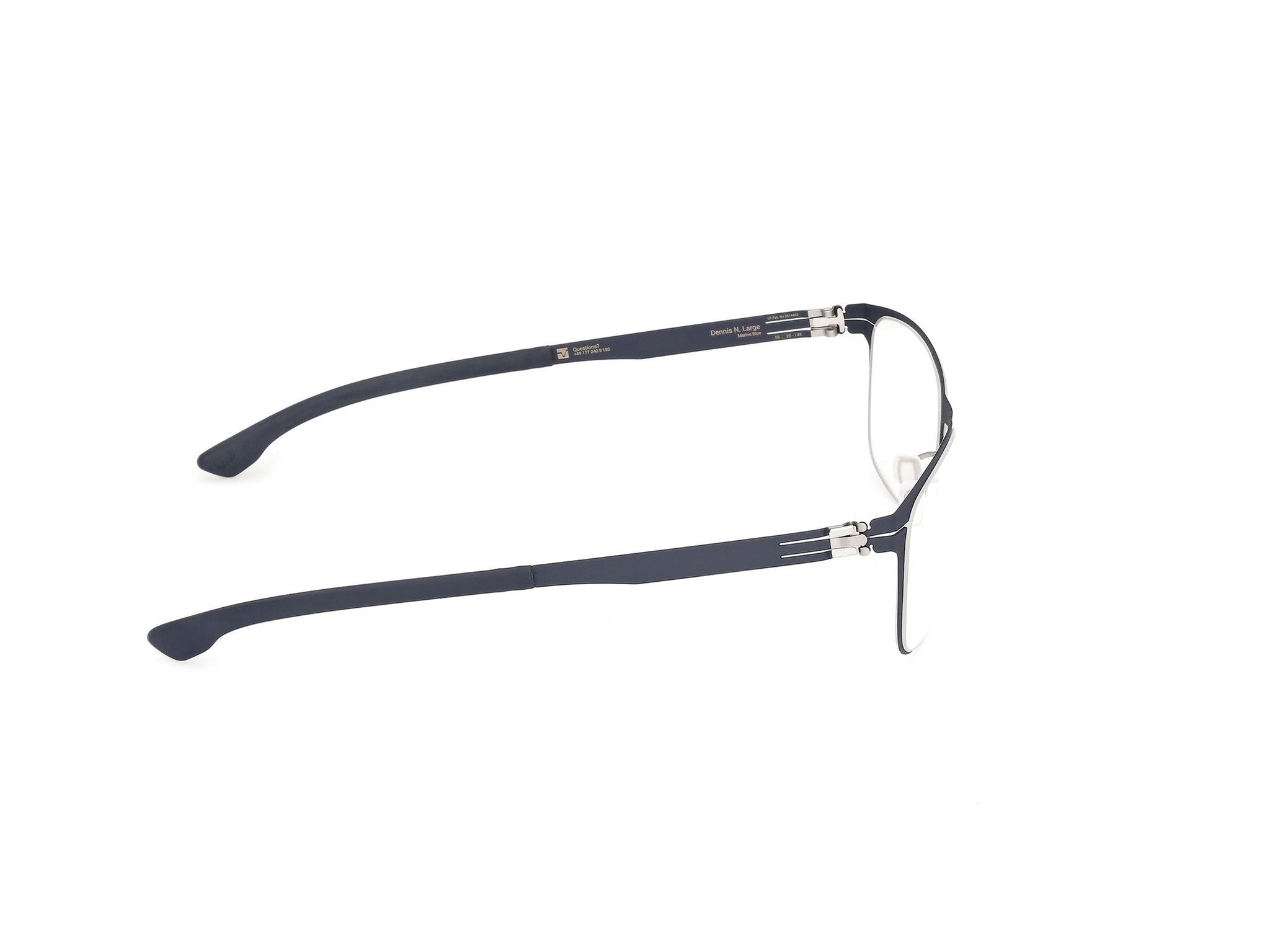 IC! BERLIN-DENNIS N. LARGE-MARINE BLUE-5620-SPECTACLE FRAME