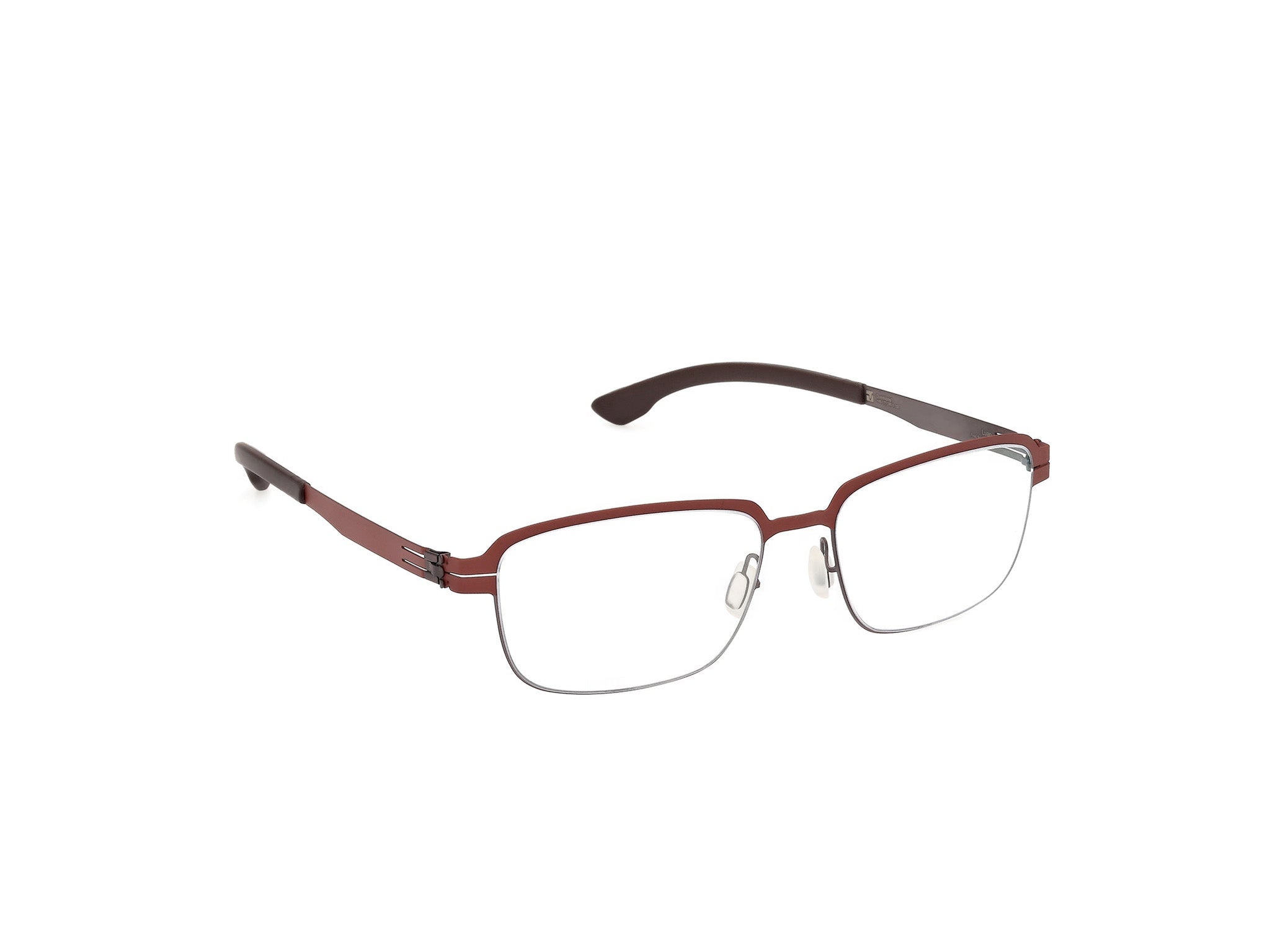 IC! BERLIN-LUAN-TEAK-FIRED BRIC-5316-SPECTACLE FRAME