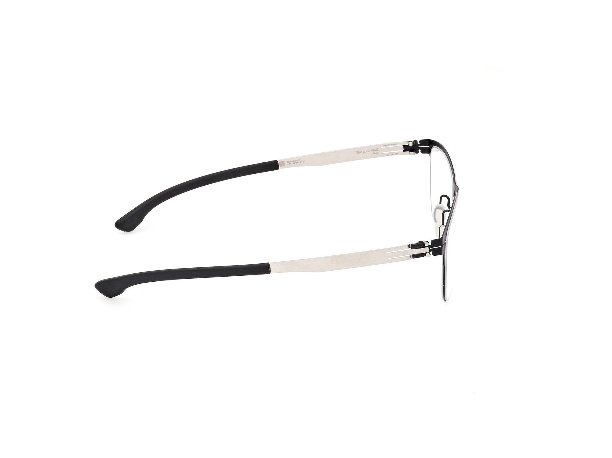 IC! BERLIN-THE LONE WOLF-BLACK-PEARL-5125-SPECTACLE FRAME