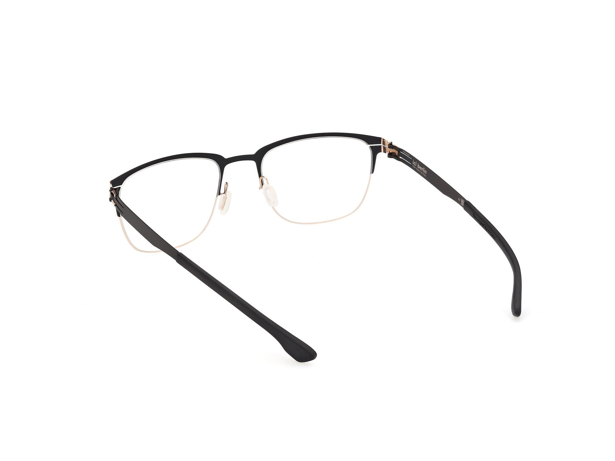 IC! BERLIN-THE LONE WOLF LARGE-ROSE-BLACK POP-5320-SPECTACLE FRAME