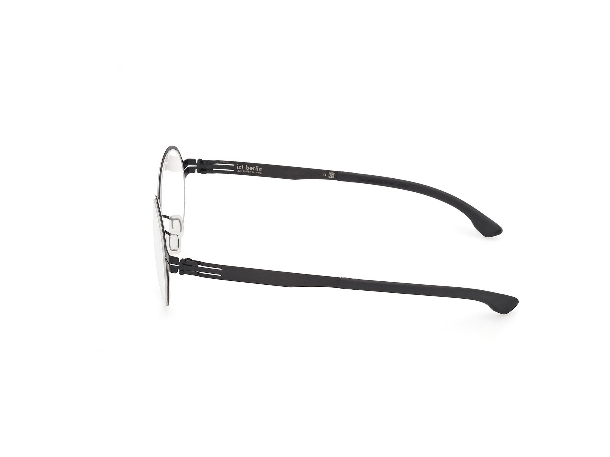 IC! BERLIN-WILHELM-BLACK-0-SPECTACLE FRAME