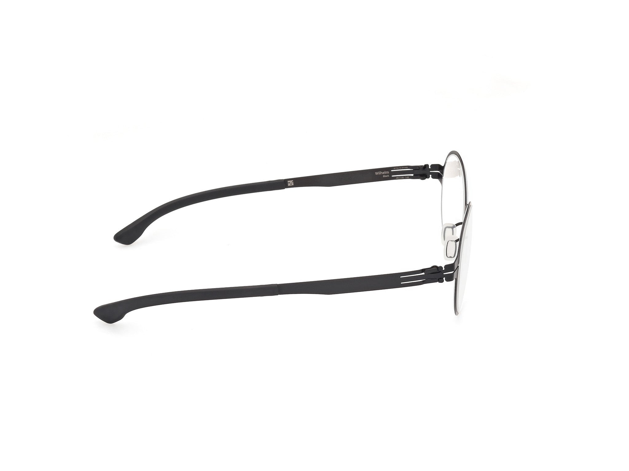 IC! BERLIN-WILHELM-BLACK-0-SPECTACLE FRAME