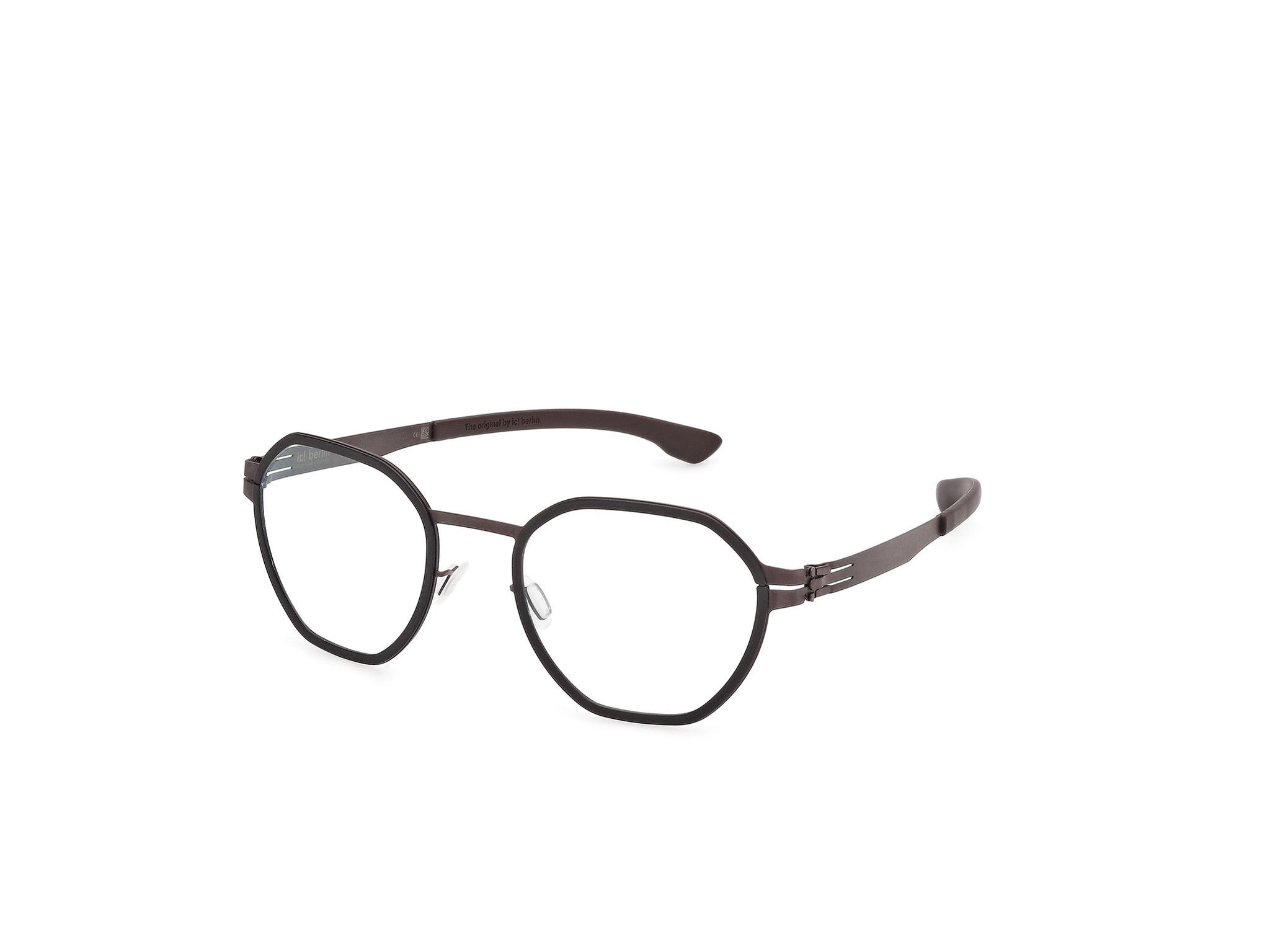 IC! BERLIN-CARBON-TEAK-BLACK :NOU-4920-SPECTACLE FRAME