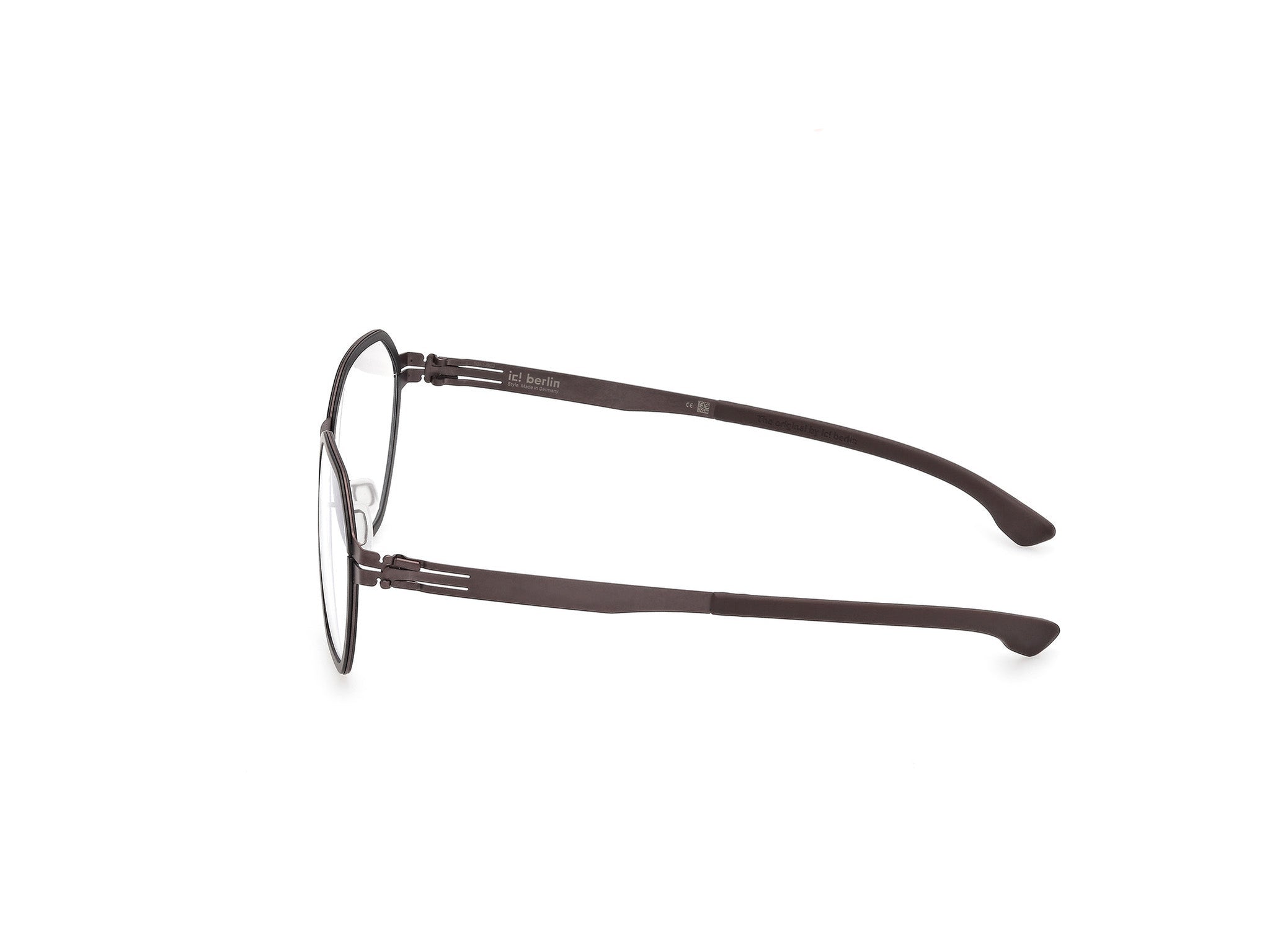 IC! BERLIN-CARBON-TEAK-BLACK :NOU-4920-SPECTACLE FRAME