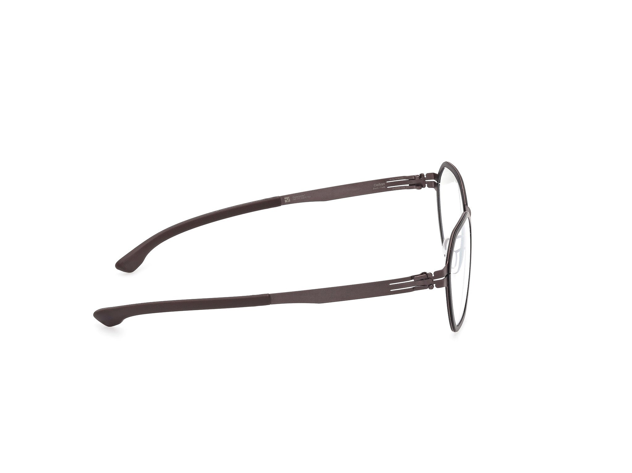 IC! BERLIN-CARBON-TEAK-BLACK :NOU-4920-SPECTACLE FRAME
