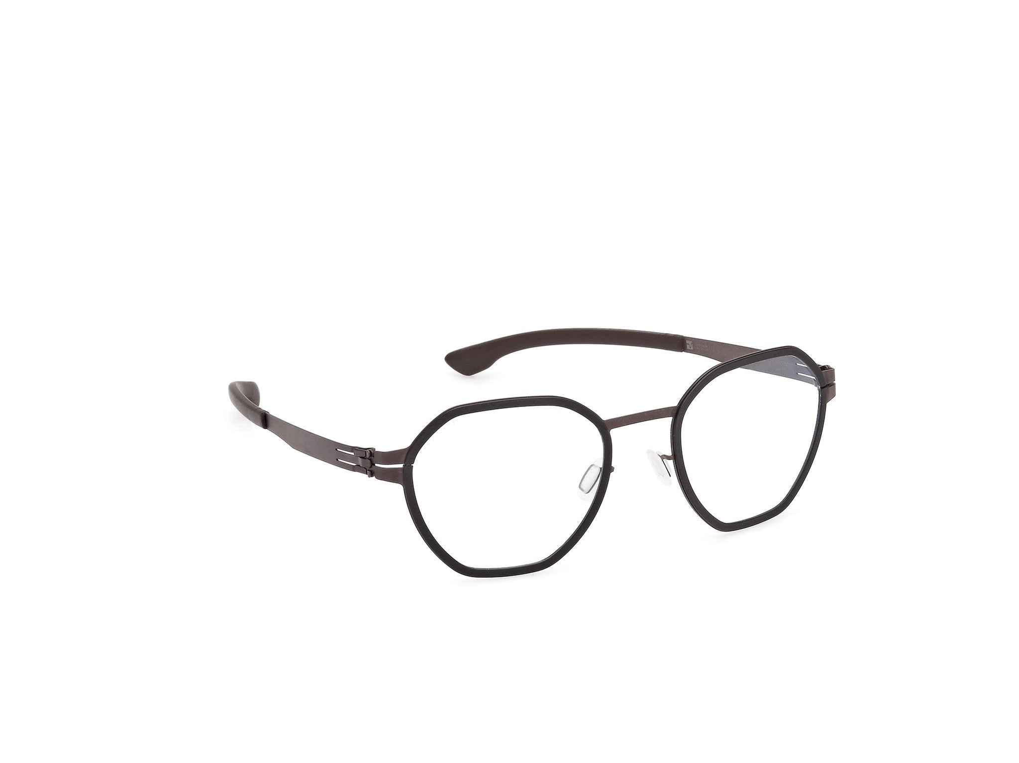 IC! BERLIN-CARBON-TEAK-BLACK :NOU-4920-SPECTACLE FRAME