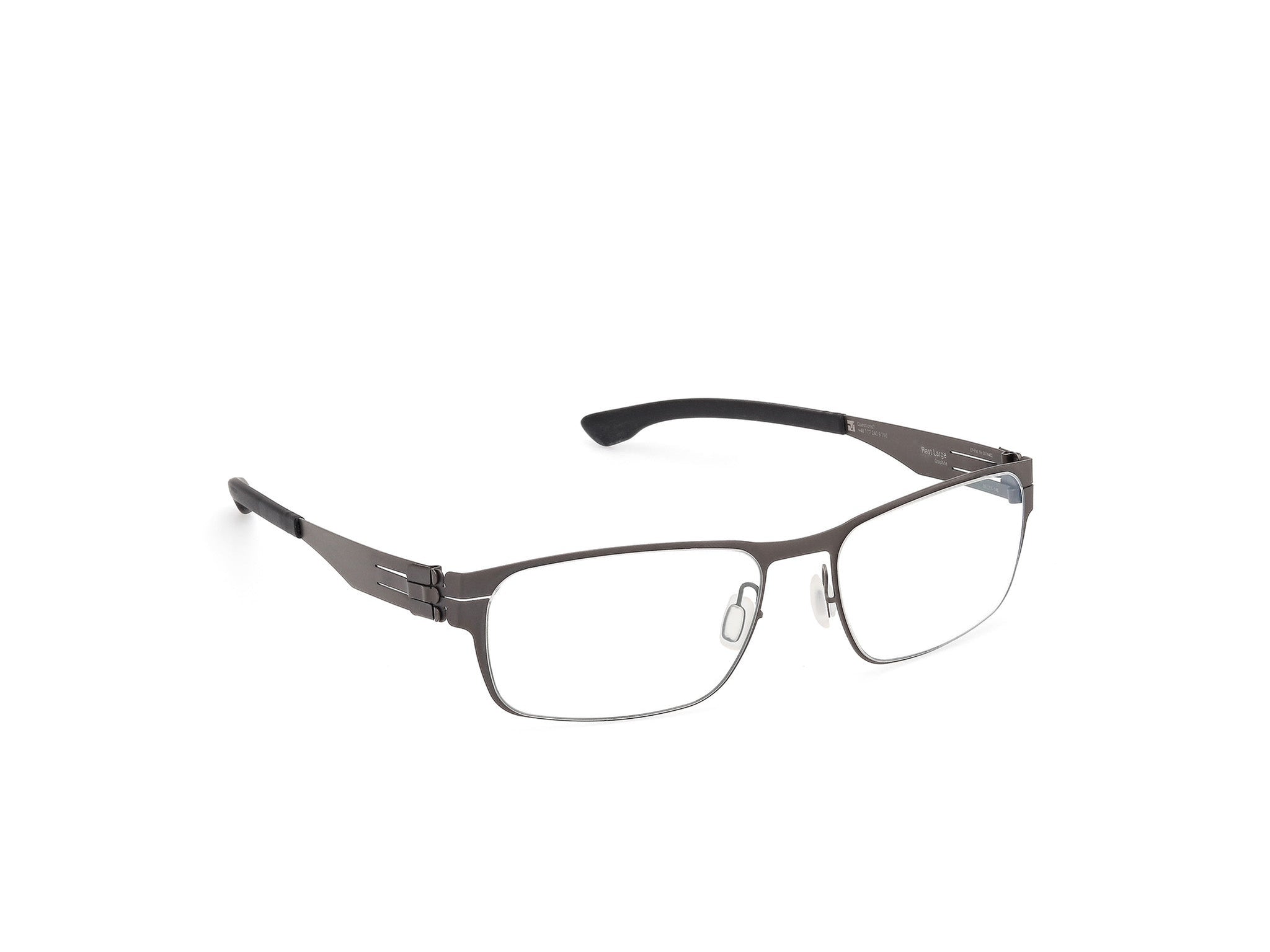 IC! BERLIN-RAST LARGE-GRAPHITE :BLACK-5517-SPECTACLE FRAME