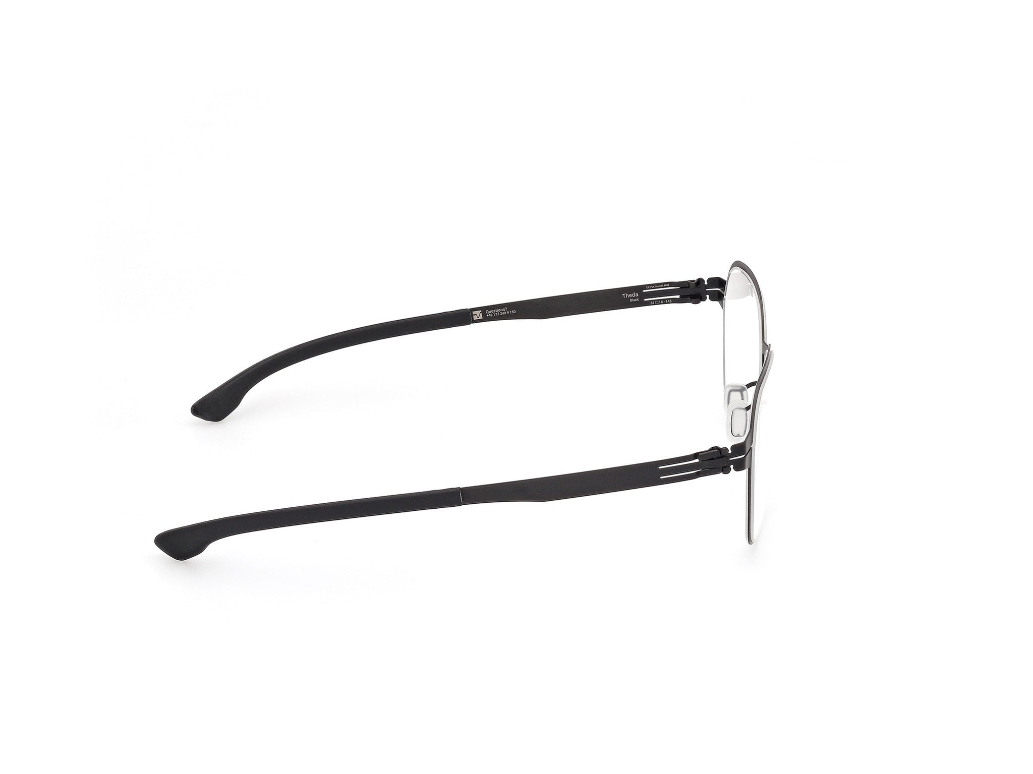 IC! BERLIN-THEDA-BLACK-0-SPECTACLE FRAME