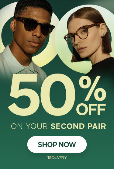 50% off your second pair
