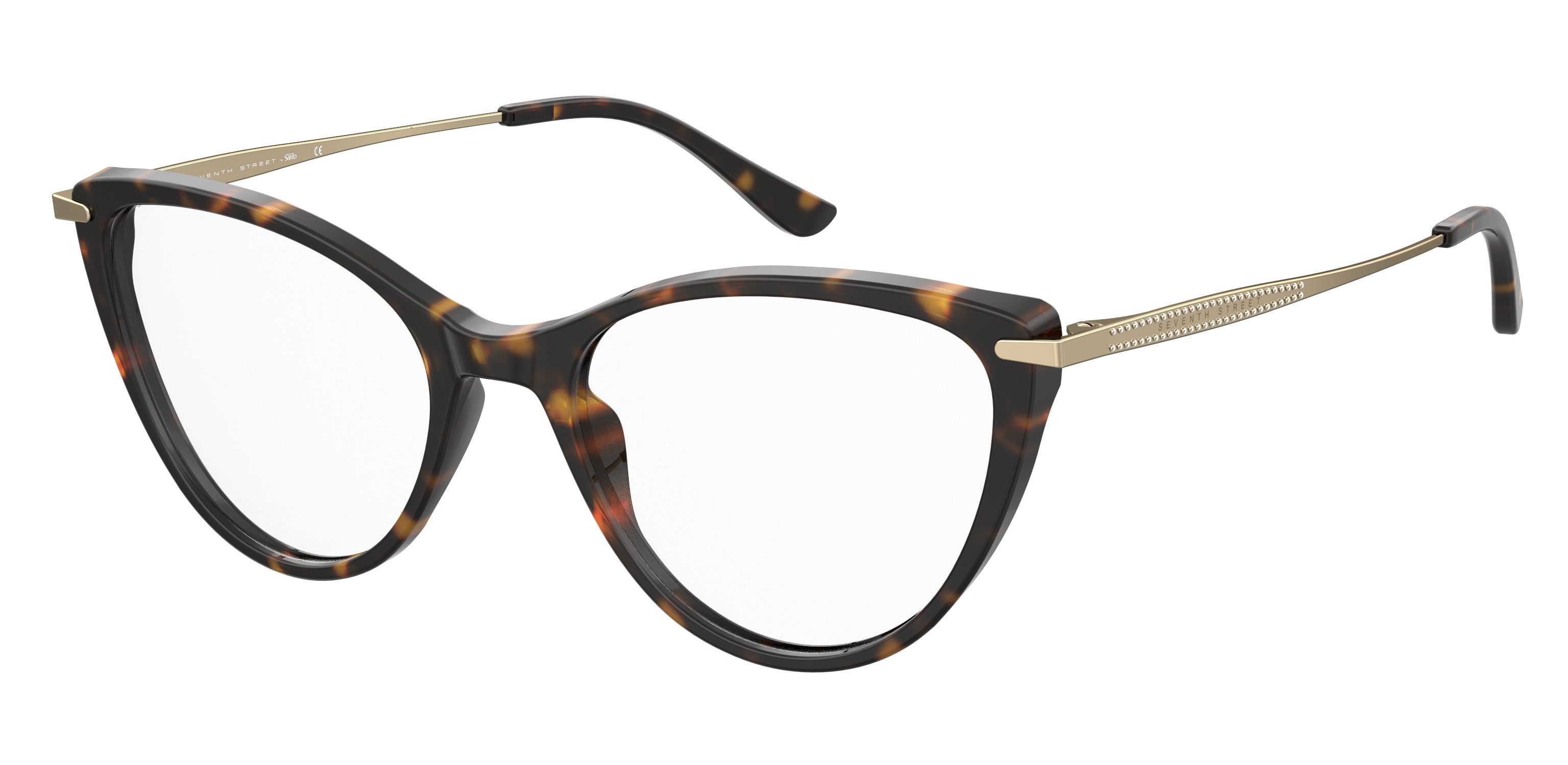 Gafas De Vista Para Mujer Seventh Street | Modelo 7A 574 | Color Negro | Talla 53/18/140