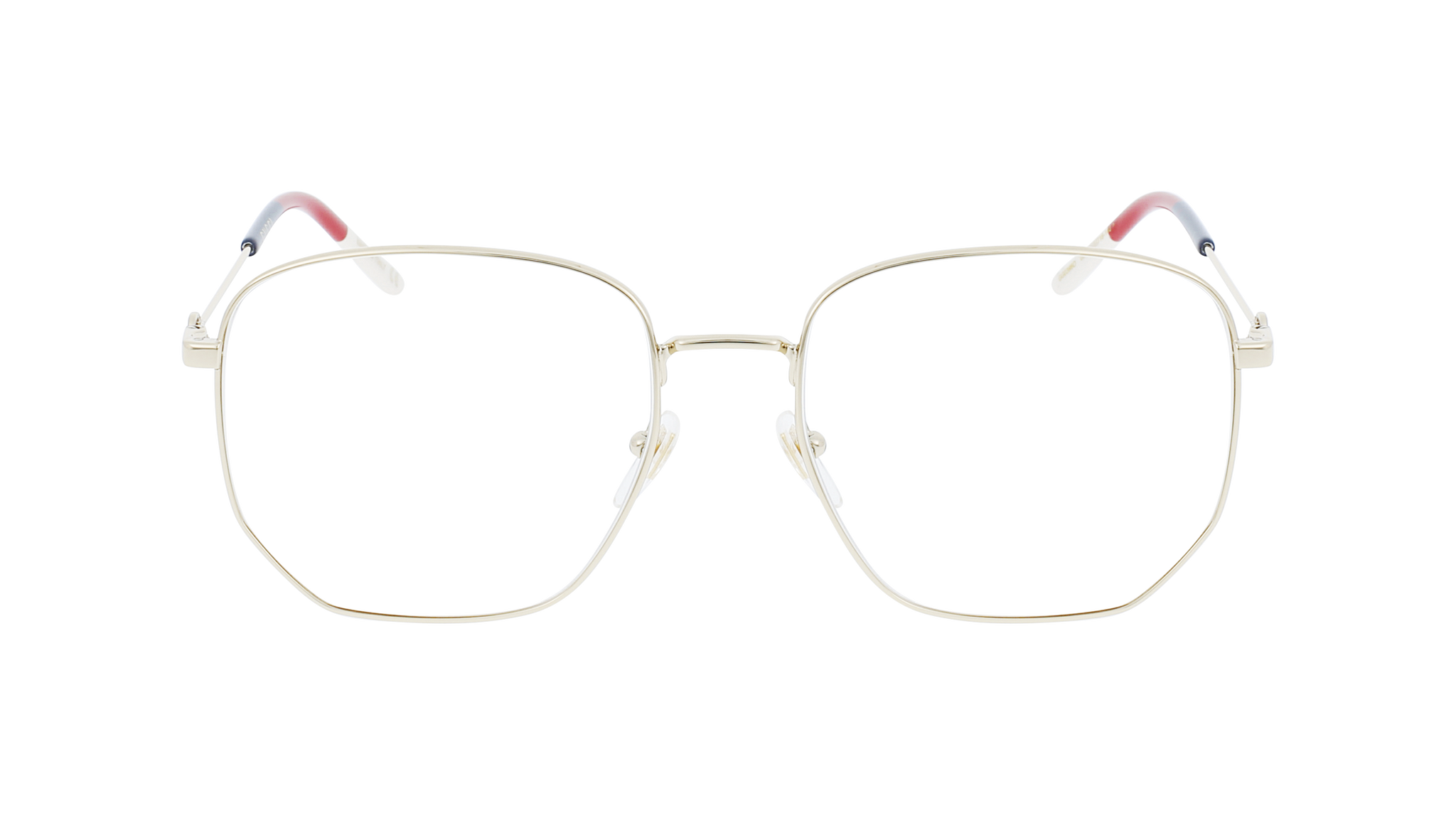 Gucci glasses top metal frame